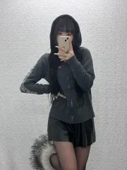 アバクロンビー オールドスクール Y2K 00's 弱起毛 フードジップアップ M C09906