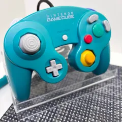 【フルメンテナンス】GC ゲームキューブコントローラー エメラルドグリーン エメラルドブルー 後期型 d