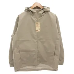 無印良品 良品計画 タグ付き 撥水フードジャケット ジップフライ M ライトベージュ AD0TTA4S /GV