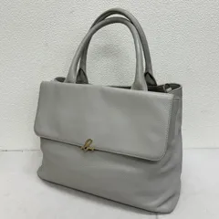 アニエス・ベー エンブレムロゴ チャーム フラップ 大きいサイズ シボ革 レザー レディース - ISItems【USED】【古着】【中古】50118284