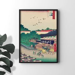 額縁付き】A2 ポスター 沖縄アート サイトシーイング 青 - メルカリ