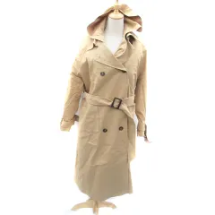 ケイビーエフ KBF アーバンリサーチ トレンチコート スプリングコート ポンチョ 3way ロング丈 フード付き One ベージュ /HO30