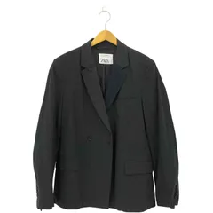 ザラ ZARA STUDIO COLLECTION ストライプ レイヤード 1B テーラードジャケット メンズ US：38 