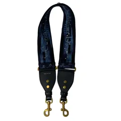 ディオール DIOR エンブロイダリー スタッズ付 ショルダーストラップ レディース