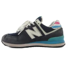ニューバランス NEW BALANCE 574 サガン鳥栖 コラボ ローカットスニーカー シューズ スエード ML574TS2 26.5cm グレー ライトブルー /GV