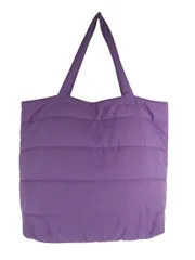 シューラルー SHOO・LA・RUE トートバッグ ボタン 無地 パープル QQQ