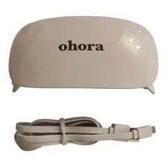  ohora 公式 ohora Gel Lamp : OHOL-02 / オホーラ ジェルネイル LED ライト ネイルライト 硬化ライト 高速硬化 ネイルシール ネイルチップ ジェルネイルシール 硬化 ネイル【MY278】