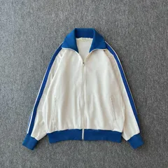 70s　80s　asics  TIGER　トラックジャケット　ヴィンテージ  ジャージ　レアパターン　ハイネック　希少