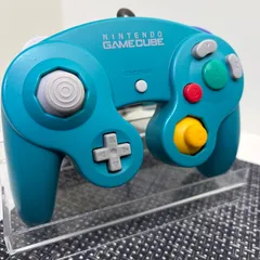 【フルメンテナンス】GC ゲームキューブコントローラー エメラルドグリーン エメラルドブルー 中期型 h