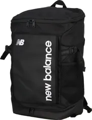 ニューバランス New Balance TOP LOADING BACKPACK 35L バックパック リュック 撥水ファスナー 水や汚れに強い ノートPC用ポケット 水筒ホルダー 通学 通勤  AC3021S BKW ブラック/ホワイト