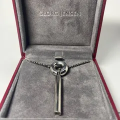 【GEORG JENSEN 】ジョージジェンセン SV925 シルバー925 スターリングシルバー 銀 ロングネックレス レディース 箱付き ブランドジュエリーのサムネイル
