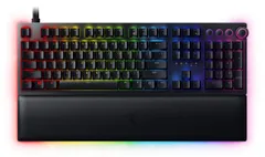Razer Huntsman V2 Analog ゲーミングキーボード 英語 US配列 アナログオプティカルスイッチ 調整可能なアクチュエーション ダブルショット PBT キーキャップ リストレスト Chroma RGB 【日本正規代理店保証品】 RZ03- 