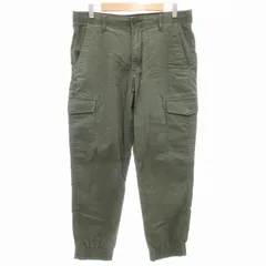 ユニクロ UNIQLO EZYジョガーカーゴパンツ ワーク L カーキ 321-420806 /GV