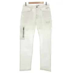 オークリー OAKLEY ストレッチパンツ スラックス ゴルフパンツ ロゴ 32 白 ホワイト /AE