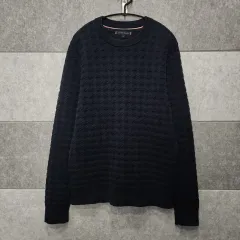 Tommy Hilfiger メンズ エンボス ニート Tシャツ (サイズ L)