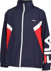 フィラ FILA ウィンドジャケット ウェア アウター 上着 ウインドブレーカー ジャージ メンズ レディース 裏起毛 防寒 フルジップ ロゴ トレーニング デイリー 普段着  FU25FP804 NV0 ネイビー