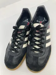 adidas アディダス スニーカー JP 275 ブラック ブランドロゴ ライン柄 紐 ローカット