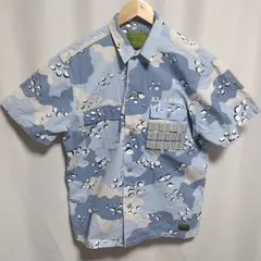 XLARGE エクストララージ 両胸ポケット 半袖シャツ M 総柄