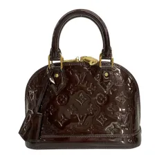 LOUIS VUITTON(ルイヴィトン) ハンドバッグ モノグラムヴェルニ アルマBB M91678 アマラント レザー