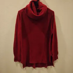 a.v.vstandard　タートルネック　ニット　ワインレッド