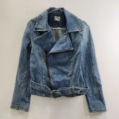 ヴィンテージ Y2K パンク ギャル デニム ライダースジャケット