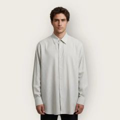 105 110/ エルメス ストライプ ベーシック シャツ