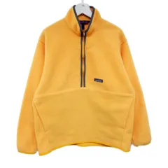 patagonia パタゴニア ビンテージ 2001SS 01SS SYNCHILLA シンチラ マースピアル ハーフジップ FLEECE PULLOVER フリースプルオーバー メキシコ製 25735 イエロー 黄 L