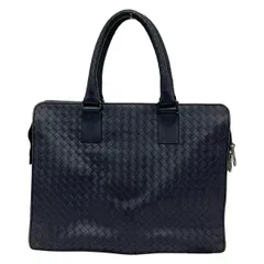 BOTTEGA VENETA(ボッテガヴェネタ) ビジネスバッグ イントレチャート 194669 ネイビー レザー