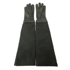 マルニ MARNI 美品 手袋 グローブ ロング 切替 レザー 黒 ブラック 0223 ■IBO90のサムネイル