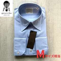 【新品タグ付き】五大陸 PREMIUMPLEATS_スナップダウン 通年ドレスシャツ Ｍサイズ相当　定価15400円のサムネイル