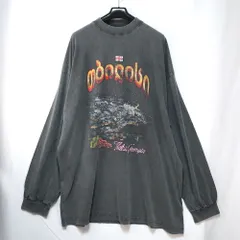 BALENCIAGA バレンシアガ Tbilisi トリビシ ラージフィット ロングスリーブ Tシャツ ウォッシュド加工 ブラック サイズ４ 819022TRVQ7 新品未使用のサムネイル