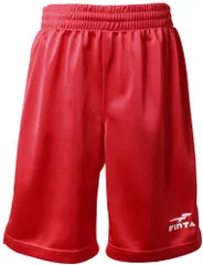 フィンタ FINTA サッカー JRゲームパンツ ズボン ハーフパンツ ショートパンツ 子ども キッズ ジュニア 半ズボン 短パン ひも付き 定番 トレーニング 試合 お揃い 着替え  FT3006 7100 レッド