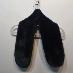 ブラック 人造ファー マフラー ネックウォーマー 61097