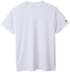 チャンピオン Champion ショートスリーブTシャツ メンズ SHORT SLEEVE T-SHIRT 半袖 トップス 吸汗速乾 抗菌防臭 バスケ 部活 トレーニング C3-XS395  C3XS395 010 ホワイト
