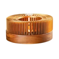 ヒカリカ アロマポット 茶香炉 ティーウォーマー ティーポットウォーマー アロマキャンドル アロマバーナー おしゃれ モダン (Lサイズ) [Lサイズ]