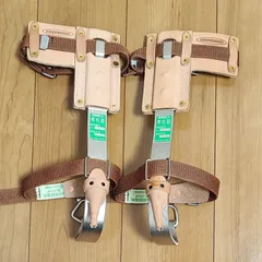 ツヨロン　昇柱器　美品 藤井電工 ツヨロンの昇柱器「FG-1」直爪 1本爪 枝打ち、伐採時の際、足