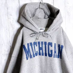 【入手困難】90s Vintage 古着 ZERZEES グレー Michigan スウェット パーカー #c5