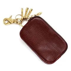 【新品】 アジリティアッファ(AGILITY affa)『フラン』キーケース スマートキー 本革 ファスナー付き ICカード パスケース 一体型 0