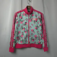 レディース S NBA フラワー パータン ピンク POINT トラックジャージ ジップアップ ジャケット