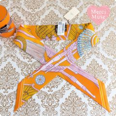 HERMES ツイリー ゼブラ オレンジ - メルカリ
