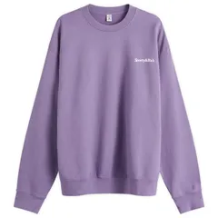 スポーティ アンド リッチ レディース アウター パーカー・スウェット クルーネック Sporty Richealth Is Wealth Crewneck Dusty Grape White ホワイのサムネイル