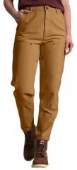 カーハート レディース ボトムス カジュアルパンツ ヴィンテージ Carhartt Womens The Vintage DoubleFront Canvas Pant Carhartt Brown ブラウン