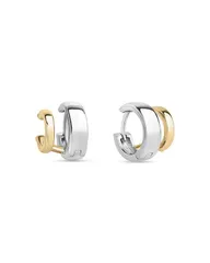 シャシ レディース アクセサリー ピアス・イヤリング Shashi Katerina Double Row Hoop Earrings Two Tone