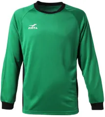 フィンタ FINTA サッカー キーパー3点セット ロングシャツ ハーフパンツ ストッキング ゴールキーパー 長袖シャツ 半ズボン くつ下 吸水速乾 大人用 ロンT 部活動 クラブ活動  FT5982 3100 グリーン