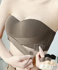 ストラップレスブラ盛れるずれない落ちない