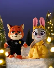 ズートピア ニック ジュディ ぬいぐるみ キーホルダー セット 未開封 新品 ドレス ジュディ タキシード ニック