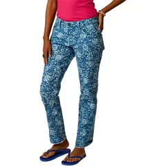 カーブデザイン レディース ボトムス カジュアルパンツ Carve Designs Carson Hi Rise Jean Womens Indigo Floral インディゴ