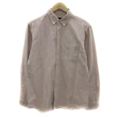 ティーケーミクスパイス タケオキクチ THE SHOP TK MIXPICE カジュアルシャツ 長袖 ボタンダウン L ピンクベージュ /YS20