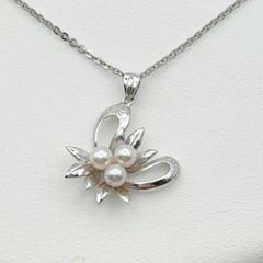 本真珠 あこや SILVER刻印 ペンダントトップ 5.4mm 入園式 結婚式 