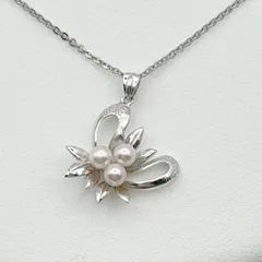 田崎真珠　ネックレスsilver